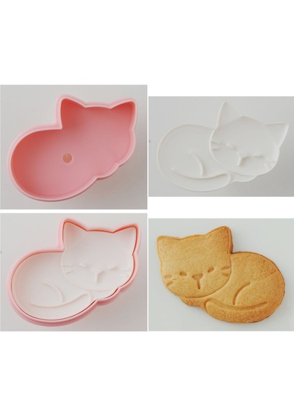 3 Adet Set Stili Et Sevimli Kedi Yavru Kurabiye Kalıpları Fondan Kesici Bisküvi Kesici Kek Pasta Kalıbı Kek Dekorasyon Mutfak Dıy Pişirme Malzemeleri (Yurt Dışından) indirimleri
