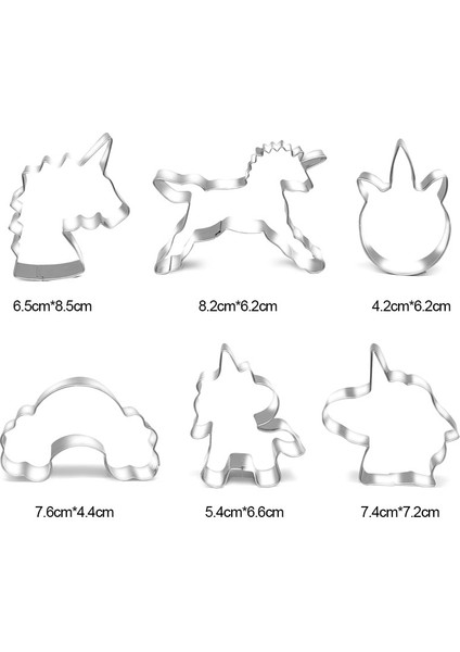 C Stili Karikatür Unicorn Çerez Kesici Kalıp Paslanmaz Çelik Fondan Kek Bisküvi Kalıbı Pişirme Araçları Unicorn Doğum Günü Partisi Süslemeleri (Yurt Dışından) indirimleri