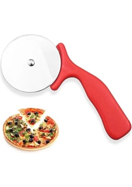 No.1 Tarzı Kırmızı Pizza Kesici Paslanmaz Çelik Bıçak Mutfak Aletleri Pizza Wheelors Ideal Pizza Turtaları Waffle Hamur Kurabiye Kek Araçları (Yurt Dışından) modelleri