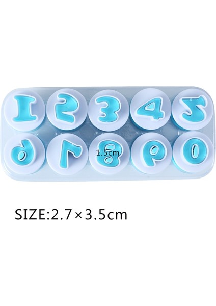 Sayı Stili Pişirme Pasta Kalıp Mektup Fondan Çerez Kesici Üst Küçük Harf Alfabe ve Umber Kek Dekorasyon Araçları Gyh (Yurt Dışından)