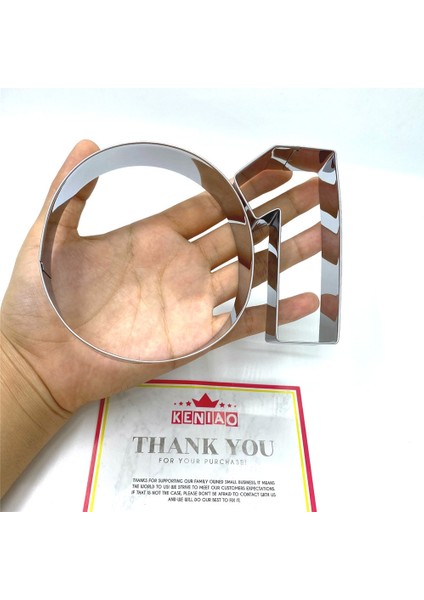 No.8 Stili Kenıao Numbers Çerez Kesici - Sayı Çocuk Bisküvi Fondan Ekmek Sandviç Kalıpları - Paslanmaz Çelik (Yurt Dışından) indirimleri