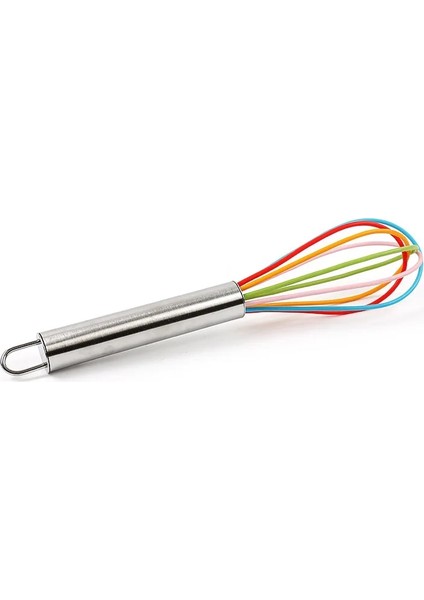 Sarı Stil 8 Inch Stainless Steel Balloon Wire Silicone Whisk Manual Egg Beater Mixer Kitchen Baking Utensil Milk Cream Butter Whisk Mixer (Yurt Dışından) modelleri