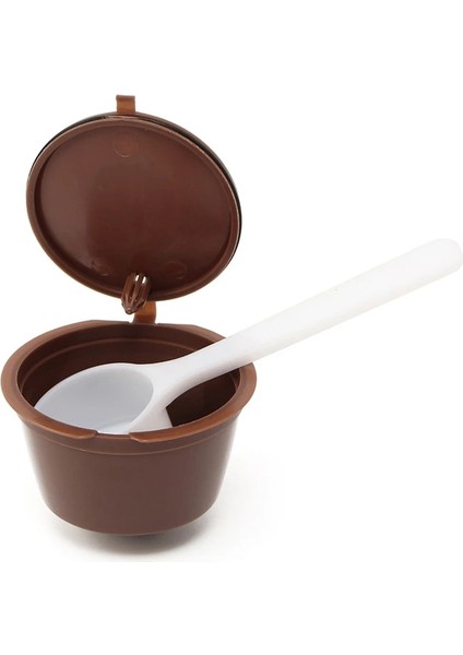Kırmızı Stil Et Dolce Gusto Plsatic Doldurulabilir Kahve Kapsül Filtre Cu Times Yeniden Kullanılabilir Kaşık Fırça Uyumlu Nescafe Dolce Gusto (Yurt Dışından) fırsatları