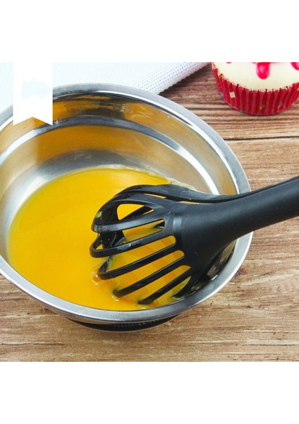 Siyah Stil Çok Fonksiyonlu Mutfak Pişirme Kaşığı Isıya Dayanıklı Yumurta Çırpıcı Yumurta Çırpma El Mikseri Kendinden Dönen Yumurta Karıştırıcı Mutfak Yumurta Aletleri (Yurt Dışından) fiyatları