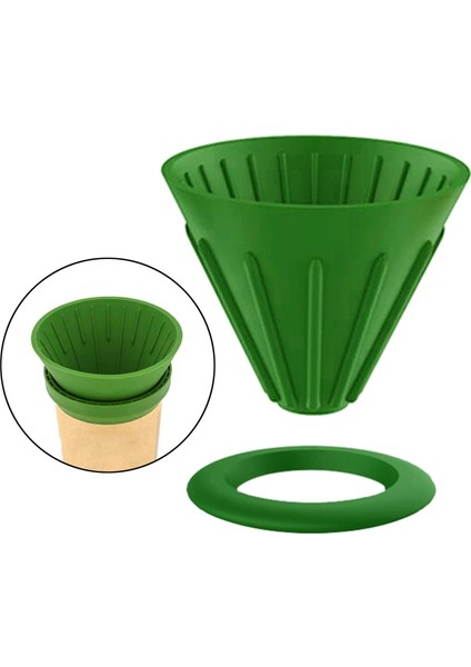 Yüzük Stili ile Kırmızı Katlanabilir Koni Üzerine Dökün Damlatıcı Yeniden Kullanılabilir Kahve Filtresi Bardak Tutucu Silikon Taşınabilir Filtre Üreticileri Seyahat Koni Kamp Damlası (Yurt Dışından) fırsatları