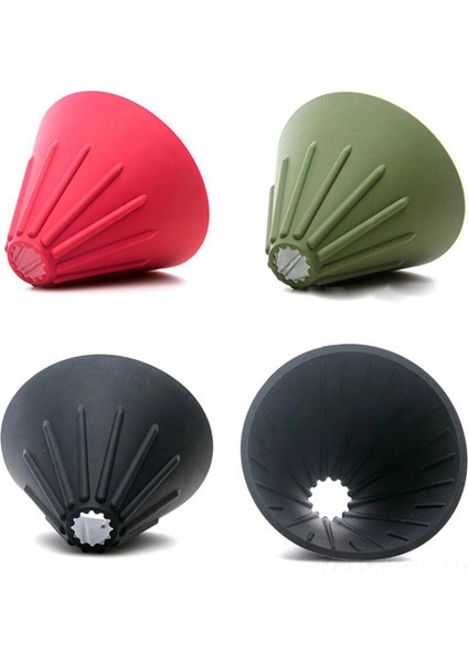 Yüzük Stili ile Kırmızı Katlanabilir Koni Üzerine Dökün Damlatıcı Yeniden Kullanılabilir Kahve Filtresi Bardak Tutucu Silikon Taşınabilir Filtre Üreticileri Seyahat Koni Kamp Damlası (Yurt Dışından) indirimleri