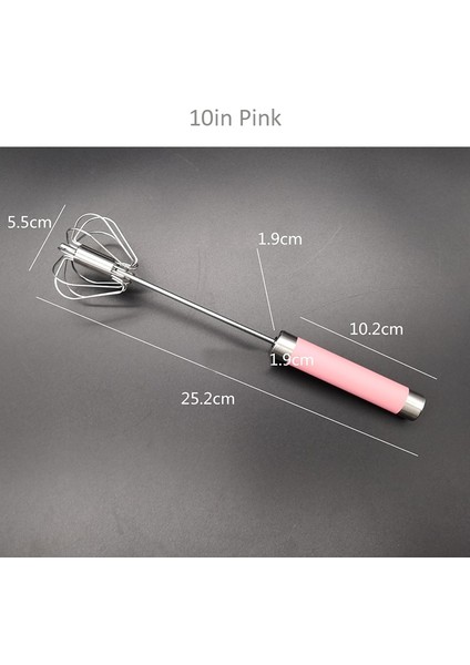 10 Inç Pembe Tarzı Yeni Paslanmaz Çelik Yumurta Çırpıcı El Çırpma Mikseri Mutfak Gereçleri Krem Tereyağı Blender Mutfak Pişirme Gereçleri Yüksek (Yurt Dışından)