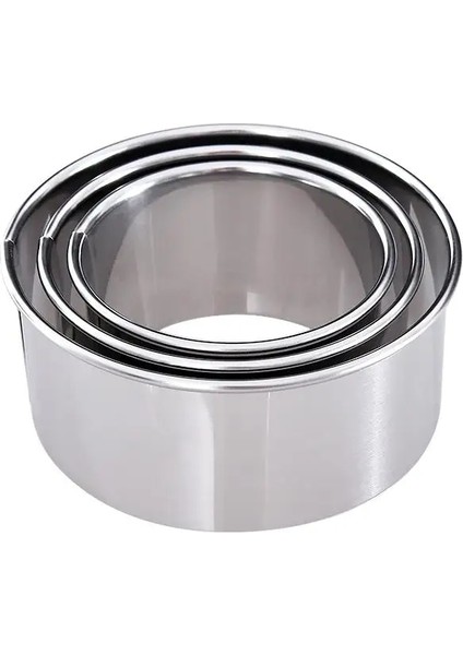 Beyaz Stil Paslanmaz Çelik Yuvarlak Börek Kalıpları Yumurta Tartları Börek Sarıcı Kalıp Bisküvi Kesme Mutfak Aletleri (Yurt Dışından)