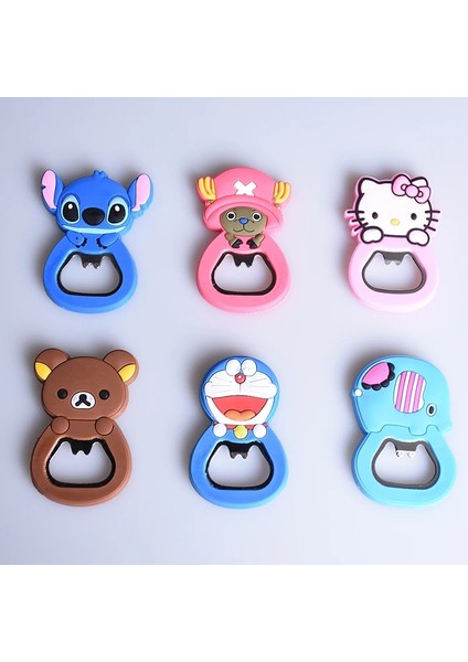 D Stili Yaratıcı Karikatür Çok Işlevli Silikon Paslanmaz Çelik Şişe Açacağı Bira Buzdolabı Açacakları Mutfak Aletleri (Buzdolabı Mıknatısı Olabilir) (Yurt Dışından) modelleri