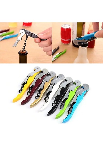 Pembe Tarzı Yaratıcı Şişe Açacağı Paslanmaz Çelik Şarap Tirbuşon Bira Şişesi Can Sökücü Kesici Mutfak Restoran Aksesuarları (Yurt Dışından) fiyatları