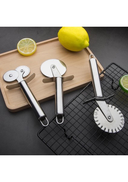 Tek Tekerlek Stili Paslanmaz Çelik Pizza Kesici Mutfak Aletleri ve Aletleri Pizza ve Hamur Bıçağı Pişirme Aksesuarları Tek Tekerlekli Pizza Bıçakları Dilimleyici (Yurt Dışından) modelleri