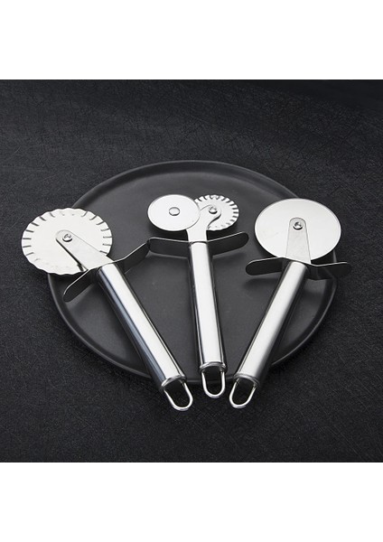 Tek Tekerlek Stili Paslanmaz Çelik Pizza Kesici Mutfak Aletleri ve Aletleri Pizza ve Hamur Bıçağı Pişirme Aksesuarları Tek Tekerlekli Pizza Bıçakları Dilimleyici (Yurt Dışından) fırsatları