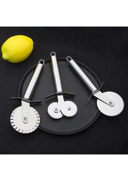 Tek Tekerlek Stili Paslanmaz Çelik Pizza Kesici Mutfak Aletleri ve Aletleri Pizza ve Hamur Bıçağı Pişirme Aksesuarları Tek Tekerlekli Pizza Bıçakları Dilimleyici (Yurt Dışından) indirimleri