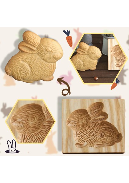 G Tarzı Pişirme Kalıbı Kurabiye Kalıbı 3D Ahşap Zencefilli Pişirme Kalıpları Mutfak Diy Kurabiye Kesici Mutfak Aksesuarları Pişirme Kek Dekorasyon (Yurt Dışından) fiyatları