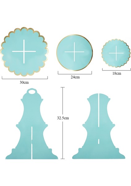 Altın Tarzı 3 Katmanlı Tatlı Ekran Standı Kek Araçları Kağıt Bronzlaştırıcı Kek Standı Kendi Başına Yap Kağıdı El Sanatları Doğum Günü Partisi Düğün Pastası Dekorasyon (Yurt Dışından) indirimleri