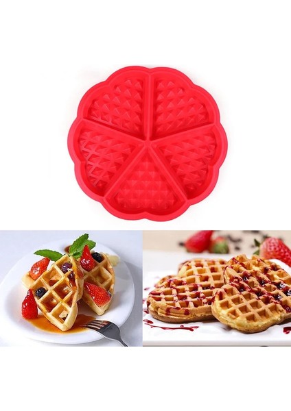 No.1 Tarzı 2019 Yeni Sıcak Satış Yapışmaz Silikon Waffle Kalıp Mutfak Bakeware Kek Kalıp Makineleri Fırın Için Yüksek Sıcaklık Pişirme Seti (Yurt Dışından) fırsatları