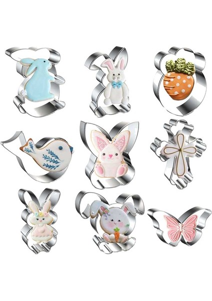 A-14 Stili Mutfak Aksesuarları Paskalya Çerez Kesici Pasta Araçları Metal Paslanmaz Çelik Bisküvi Kurabiye Kalıbı Paskalya Pişirme Için Mutfak Gereçleri (Yurt Dışından) fırsatları