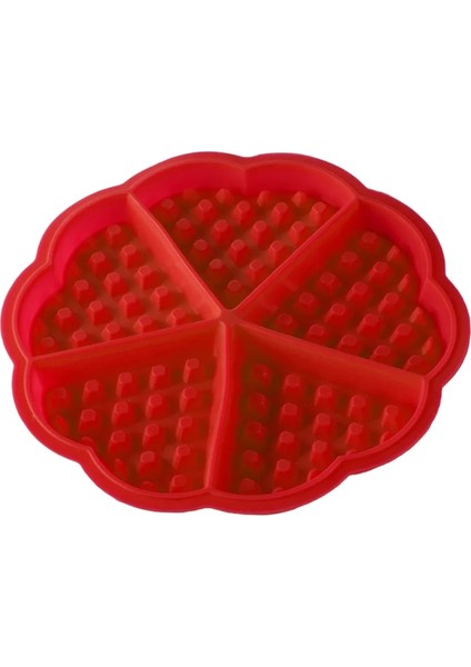 No.4 Tarzı Kalınlaşmış 5 Parça Kalp Şeklinde Silikon Waffle Kalıbı Fırın Mikrodalga Fırın Çerez Kesici Ev Kek Pişirme Kalıbı Dıy (Yurt Dışından)