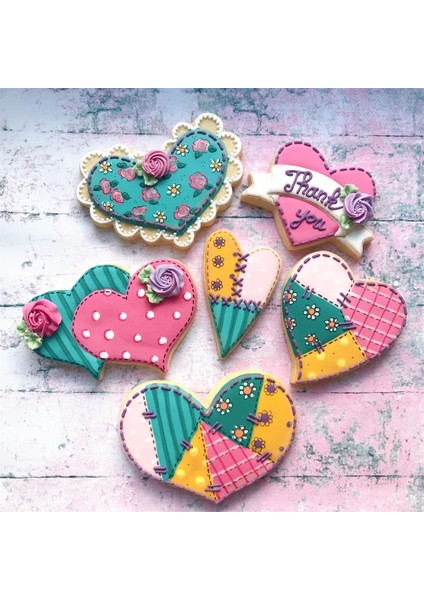 Kalp-C Stili Kenıao 6 Şekiller Kalp Çerez Kesici Düğün Için Sevgililer Günü Ekmek Sandviç Paslanmaz Çelik Bisküvi Fondan Büyük Kalıp (Yurt Dışından) fiyatları