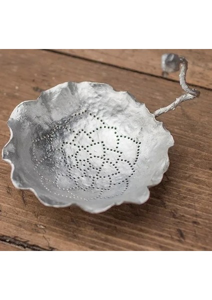 Lotus Çayı Sızıntısı Tarzı Saf Teneke Çay Süzgeç Filtre Yaprak Kung Fu Çay Seti Demlik Yaratıcı El Yapımı Kahve Çay Süzgeçler Mutfak Aksesuarları Teaware (Yurt Dışından)