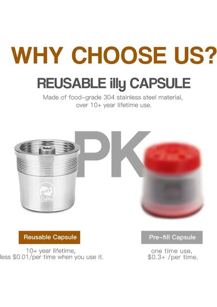 Resim Stili Olarak Recafimil Doldurulabilir Kapsül Yeniden Kullanılabilir Filtre Fincan Illy Xy Kahve Makinesi Için Metal Paslanmaz Çelik Kahve Pod (Yurt Dışından) indirimleri