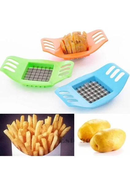 Rastgele Teslim Tarzı Patates Paslanmaz Çelik Sebze Fransız Fry Chopper Yapma Aracı Mutfak Alet Aksesuarları (Yurt Dışından)