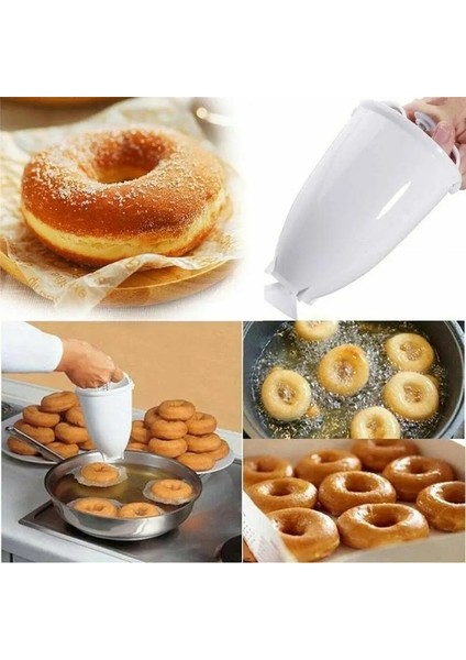 Bir Stil Sihirli Hızlı Plastik Donut Maker Waffle Kalıpları Mutfak Aksesuarı Bakeware Donut Maker Kek Kalıbı Bisküvi Kurabiye Diy Pişirme Aracı (Yurt Dışından) modelleri
