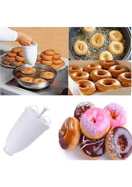 Bir Stil Sihirli Hızlı Plastik Donut Maker Waffle Kalıpları Mutfak Aksesuarı Bakeware Donut Maker Kek Kalıbı Bisküvi Kurabiye Diy Pişirme Aracı (Yurt Dışından) fırsatları