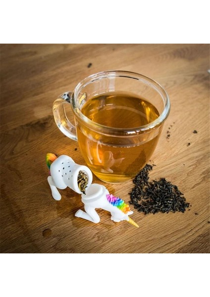 1 Parça Çay Demlik Çanta Yapmak Süzgeç Çay Kaşığı Filtre Unicorn Şekil Tutucu Drinkware Mutfak Silikon Kauçuk Organizatör Difüzör (Yurt Dışından) modelleri