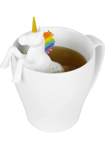 1 Parça Çay Demlik Çanta Yapmak Süzgeç Çay Kaşığı Filtre Unicorn Şekil Tutucu Drinkware Mutfak Silikon Kauçuk Organizatör Difüzör (Yurt Dışından) fırsatları