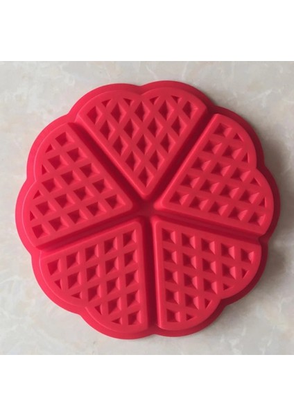 Kalp Şekli Stili Silikon Kek Waffle Kalıpları Makinesi Pan Mikrodalga Pişirme Çerez Muffin Kalıp Pişirme Aracı Mutfak Aksesuarları Malzemeleri (Yurt Dışından) fırsatları
