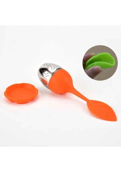 Sarı Stil Yaprak Şeklinde Çay Poşeti Filtre Çay Süzgeci Silikon Gevşek Çay Yaprağı Bitkisel Aracı Gıda Sınıfı Yeniden Kullanılabilir Çay Poşetleri Çay Aksesuarları (Yurt Dışından) indirimleri