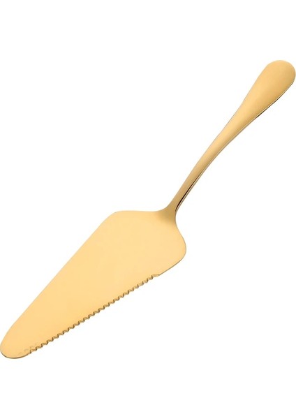 Altın Tarzı 9 Renksiz Çelik Kek Pizza Kürek Bıçağı Tereyağı Bıçağı Piepizzapeynir Tatlı Çatal Bıçak Takımı Bakeware Kek Spatula Aracı (Yurt Dışından)