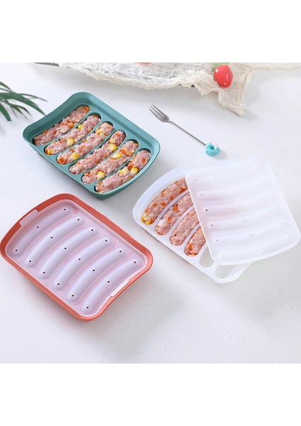 Kırmızı Stil Silikon Sosis Kalıbı Jambon Sosis Sosisli Sandviç Kalıbı Diy Ev Yapımı Gıda Aracı Sosis Izgara Çocuk Bebek Ek Gıda Buharlama Izgarası (Yurt Dışından) modelleri