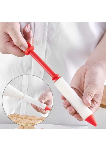 Yeşil Stil Silikon Gıda Yazı Kalemi Çikolata Dekorasyon Araçları Kek Kalıbı Krem Fincan, Kurabiye Buzlanma G Pasta Nozulları Mutfak Aksesuarları (Yurt Dışından) fırsatları