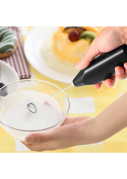 Renk Stili Mini Paslanmaz Elektrikli El Yumurta Çırpıcı Ev Mutfak Çelik Kahve Süt Çay Blender Krem Karıştırarak Yendi (Yurt Dışından)