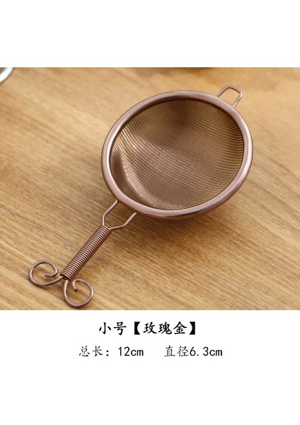 S Rose Altın ​​stili 304 Paslanmaz Çelik Çay Süzgeç Çay Demlik Çay Filtresi Yaratıcı Japon Tarzı Filtre Örgü Kung Fu Çay Seti Mutfak Aksesuarları (Yurt Dışından)