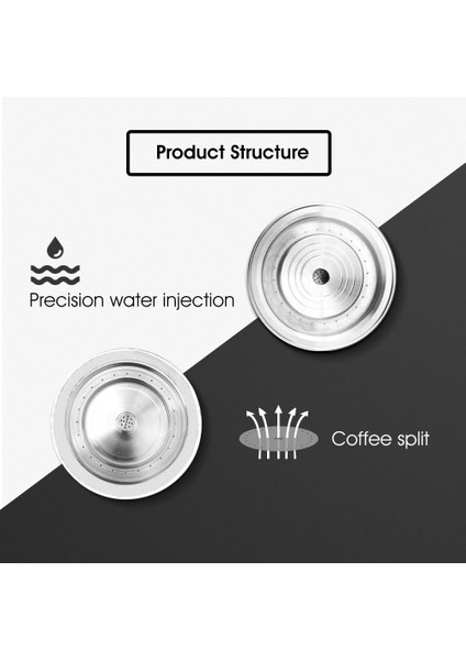 1 Büyük Stil Icafilassvıp Stianless Çelik Yeniden Kullanılabilir Vertuoline Kapsül Nespresso Vertuo Kahve Filtresi Espresso Vertuo Plus Için (Yurt Dışından) indirimleri