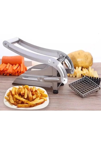 1 Adet Tarzı Mutfak Patates Spiral Kesici Paslanmaz Çelik Manuel Kızartma Makinesi Meyve Sebze Parçalayıcı Gıda Dilimleme Dicer Pişirme Gadget Aracı (Yurt Dışından)