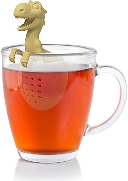 Sarı Stil Çay Poşeti Silikon Yaprak Bitkisel Baharat Filtresi Bebek Dinozor Şekli Çay Demlik Süzgeçler Yeniden Kullanılabilir Gevşek Filtre (Yurt Dışından) fiyatları