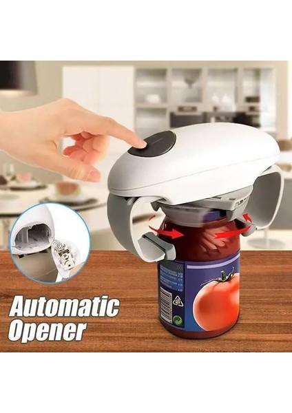 1 Adet Tarzı Isfriday Otomatik Elektrikli Konserve Açacağı Bira Şişesi Kavanoz Pille Çalışan El Konservesi Teneke Açacağı Bar Mutfak Aleti (Yurt Dışından) modelleri