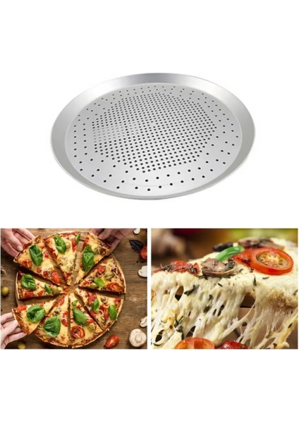Siyah 1 Stil Pizza Tavası Çevre Dostu Deforme Olmayan Alüminyum Alaşımlı Pizza Fırın Tepsisi Ev Pizza Tavası Için (Yurt Dışından)