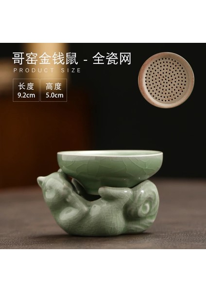 H5 Stili Beyaz Porselen Bir Hepsi Porselen Delikli Çay Süzgeci, Çay Süzgeci, Seramik Çay Seti Aksesuarları, Çay Süzgeci, Çay Demleme Makinesi Creativ (Yurt Dışından)