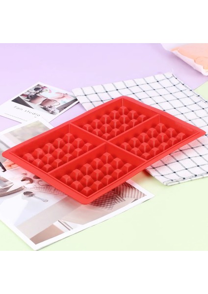 Dikdörtgen Stili Kare Kalp Şeklinde Waffle Kek Silikon Kalıp Waffle Muffin Kafes Kek Kalıbı Waffle Bisküvi Makinesi Dıy Pişirme Aracı Kalıp Bakeware (Yurt Dışından) fiyatları