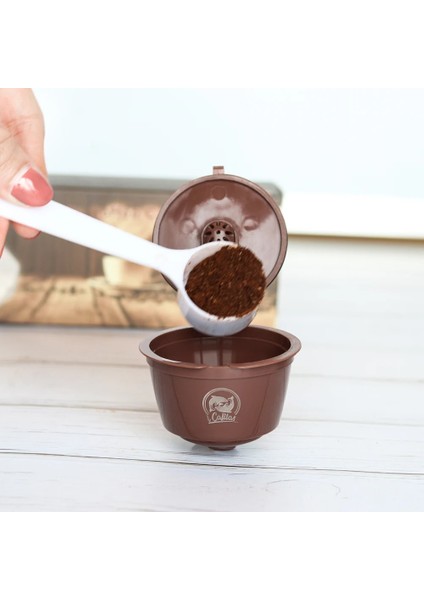 Sarı Stil Crema Kahve Kapsül Filtre Yükseltmesi 3. Nesil Iki Renkli Dolce Gusto Cafeteira Yeniden Doldurulabilir Yeniden Kullanılabilir Kahve Fincan Sepetleri (Yurt Dışından) indirimleri