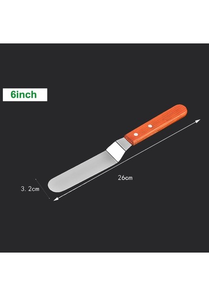Kek Döner Tabla Pişirme Araçları Döner 28CM Dekorasyon Masa Seti Düz Tabanlı Kaymaz Plastik Krem Spatula Kek Standı (Yurt Dışından)
