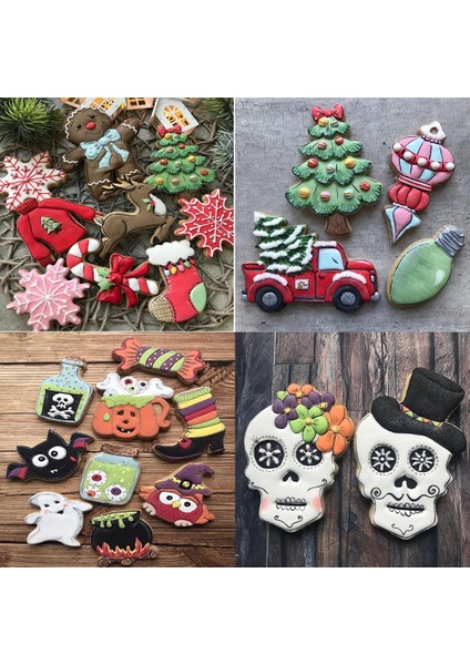 Cadılar Bayramı Cadı 5pc Stili Kenıao Sonbahar Kış Tatili Kurabiye Kesici Seti - Cadılar Bayramışükran Gününoel Bisküvi Ekmek Pişirme Kalıbı - Paslanmaz Çelik (Yurt Dışından) fiyatları