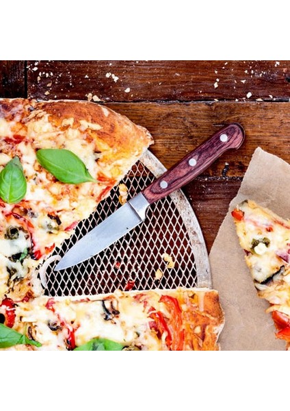 9 Inç Tarzı Alüminyum Kalınlaşmış Pizza Fırın Tepsisi Örgü Mutfak Pizza Aracı Pizza Izgara Aracı Pizza Örgü Ekran Uydurma Pişirme Kalıp Aksesuarları (Yurt Dışından) modelleri