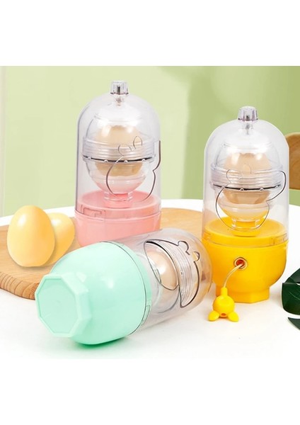 Yeşil Stil Yumurta Sarısı Beyaz Mikser Scrambler Shaker Taşınabilir Elle Çekme Tipi Manuel Blender Er Karıştırma Makinesi Mutfak Aletleri (Yurt Dışından) fiyatları