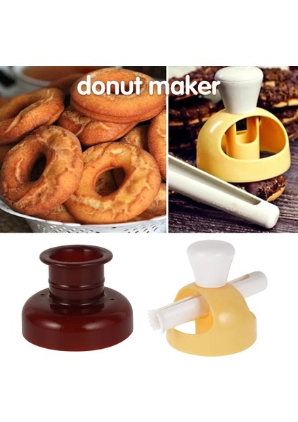 B Tipi Stili Plastik Waffle Donut Maker Kesici Çiçek Şekli Dağıtıcı Donut Kalıp Taşınabilir Arapça Waffle Kalıp Mutfak Tatlı Aracı Derin Kızartma (Yurt Dışından) modelleri